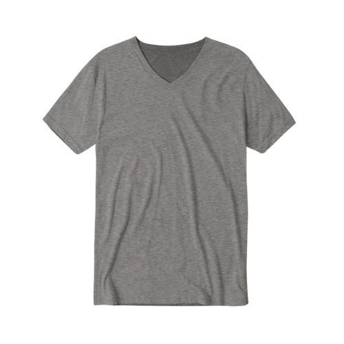 Grey V-Neck T-Shirts