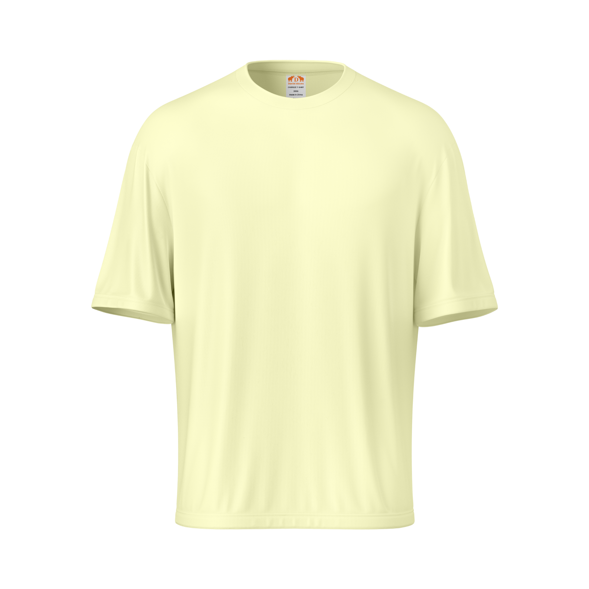 300 GSM Light Yellow T-Shirts