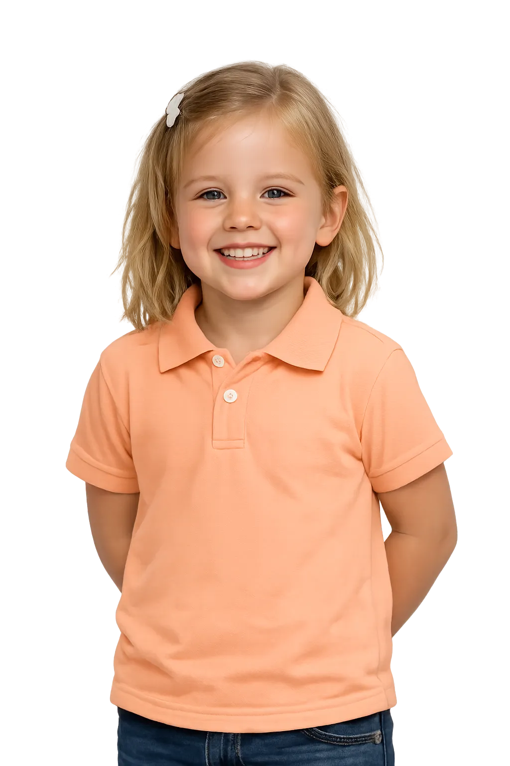 200 GSM Kids Poly Cotton Golf Shirts
