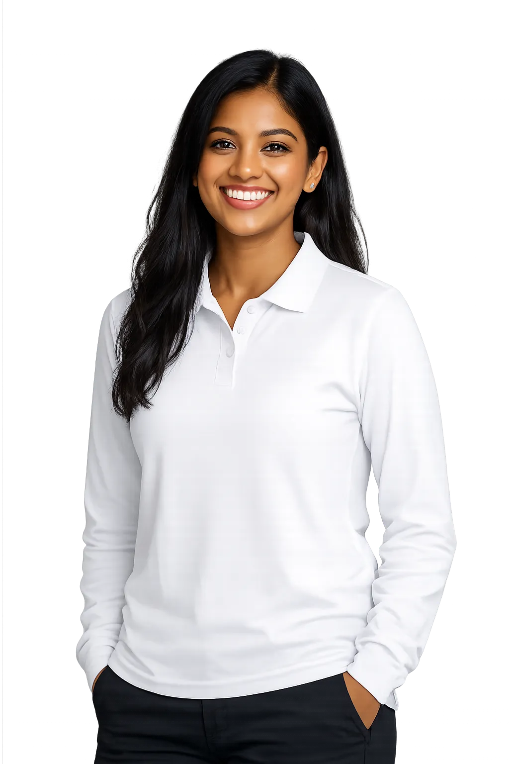 180 GSM Long Sleeve Poly Golf Shirts