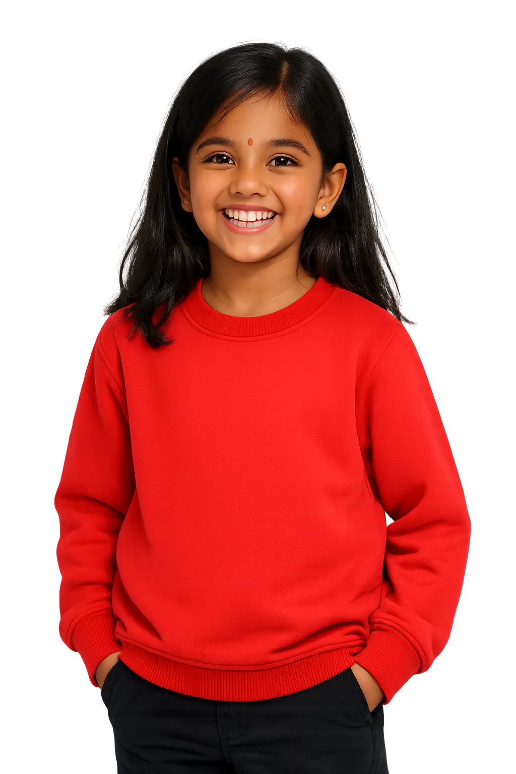 280 GSM Kids Crew Neck Sweaters