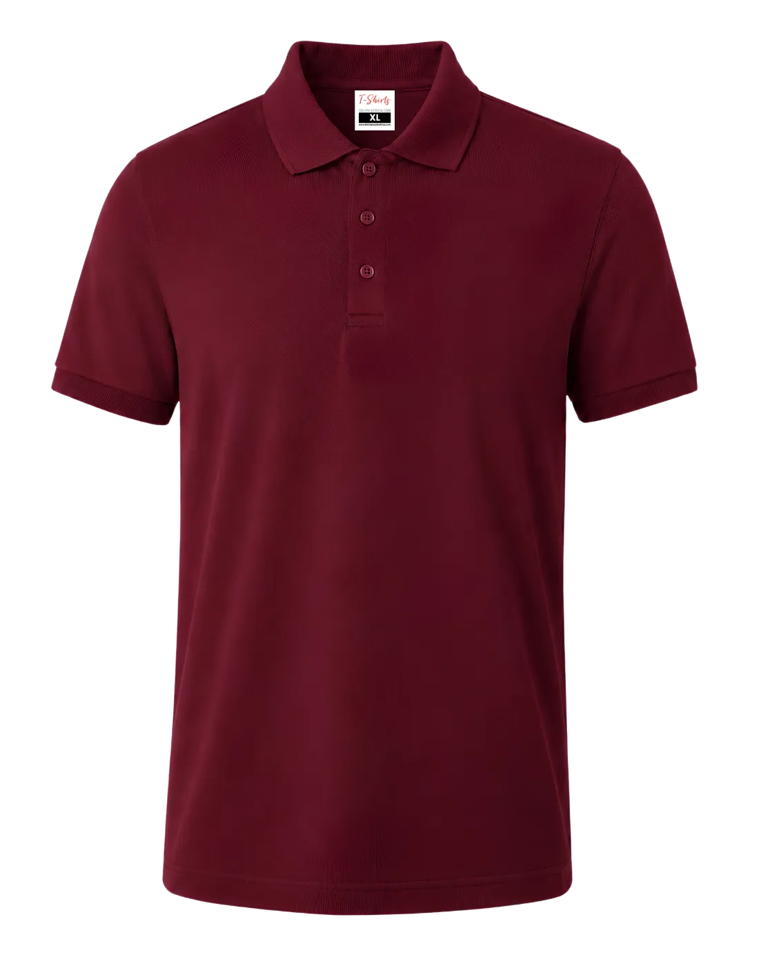 Maroon Golf Shirts available from T-Shirts Durban
