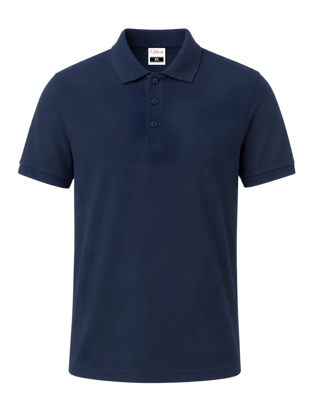 Navy Golf Shirts available from T-Shirts Durban
