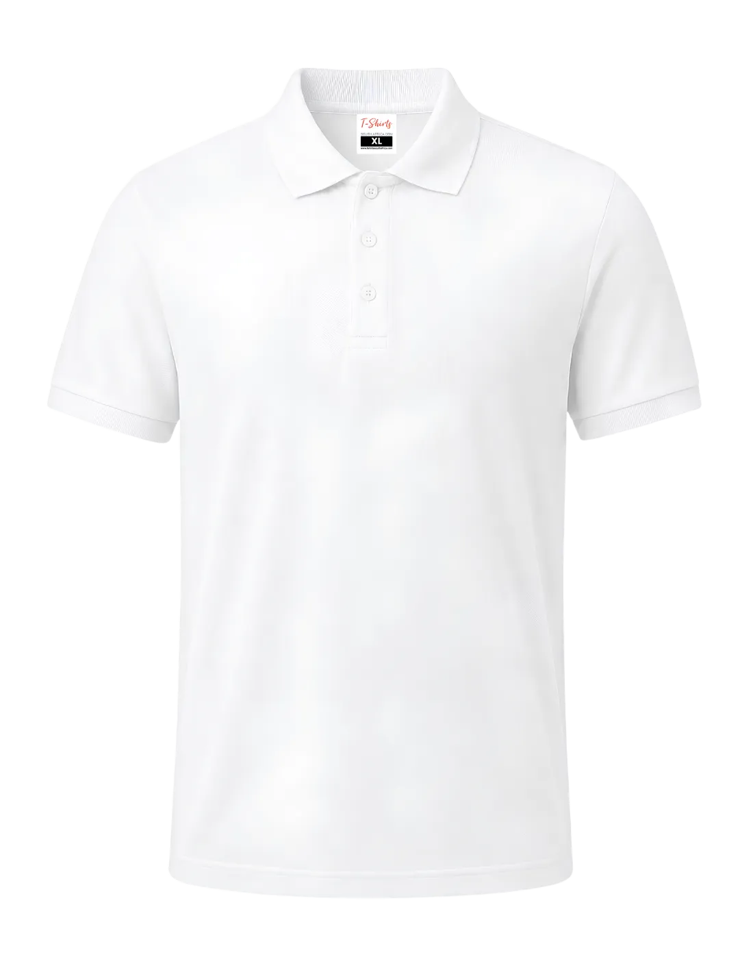 White Golf Shirts available from T-Shirts Durban