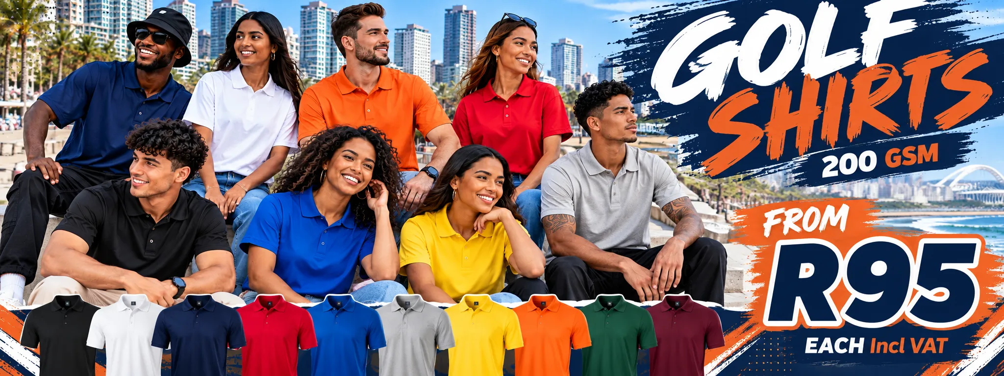 Plain Golf Shirts Durban
